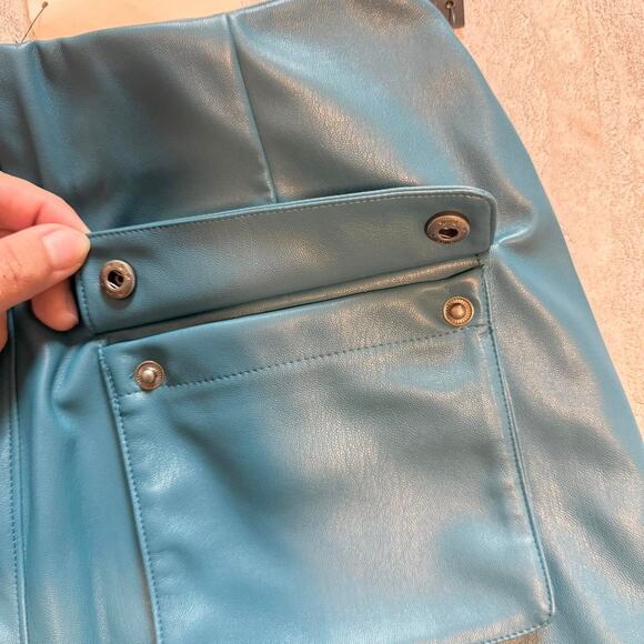 Afrm Sigmund Faux Lather Cargo Pants - Picture 6 of 6